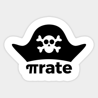 Pirate silly t-shirt Sticker